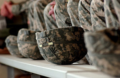 Army combat helmets by The U.S. Army, on Flickr