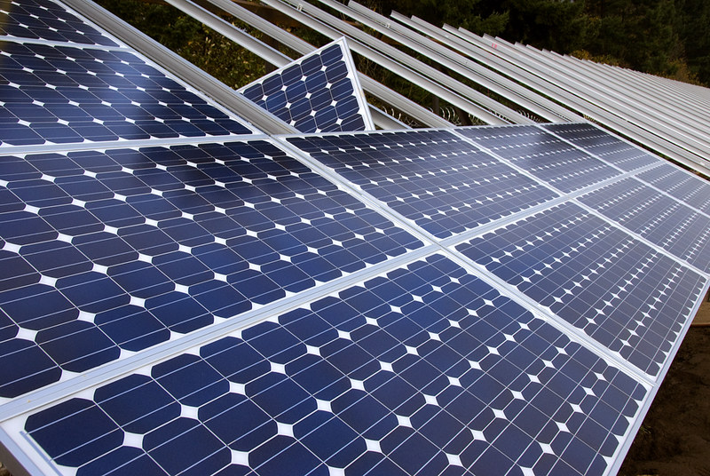 Installing solar panels by OregonDOT, on Flickr